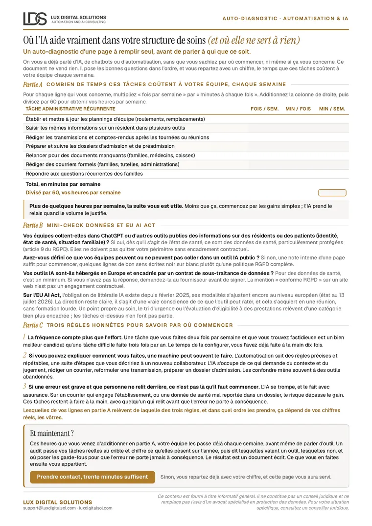 Virschau vum Autodiagnostic (PDF)